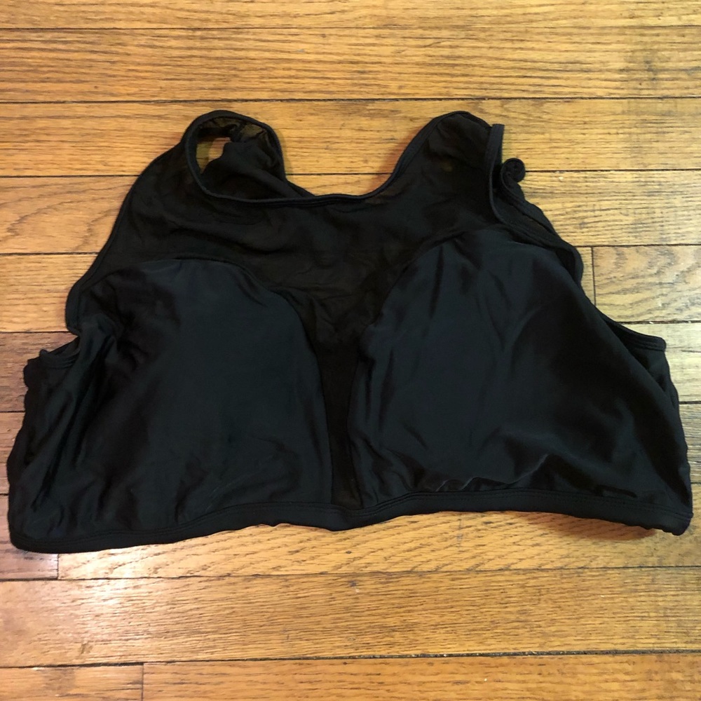 Plus size swim top